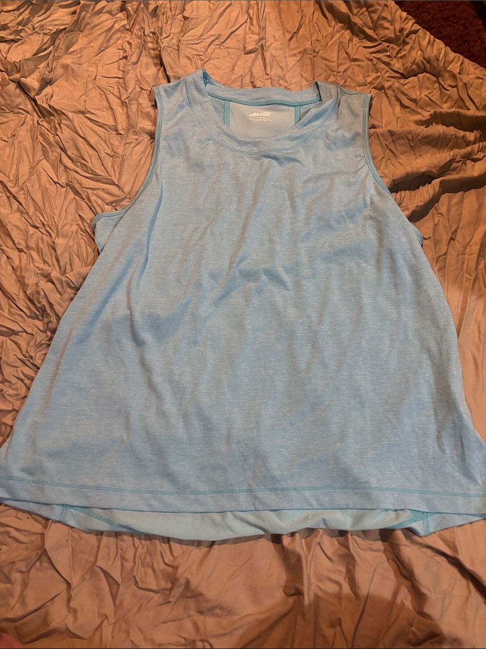 Avia Light Blue Women's Athletic Tank Top